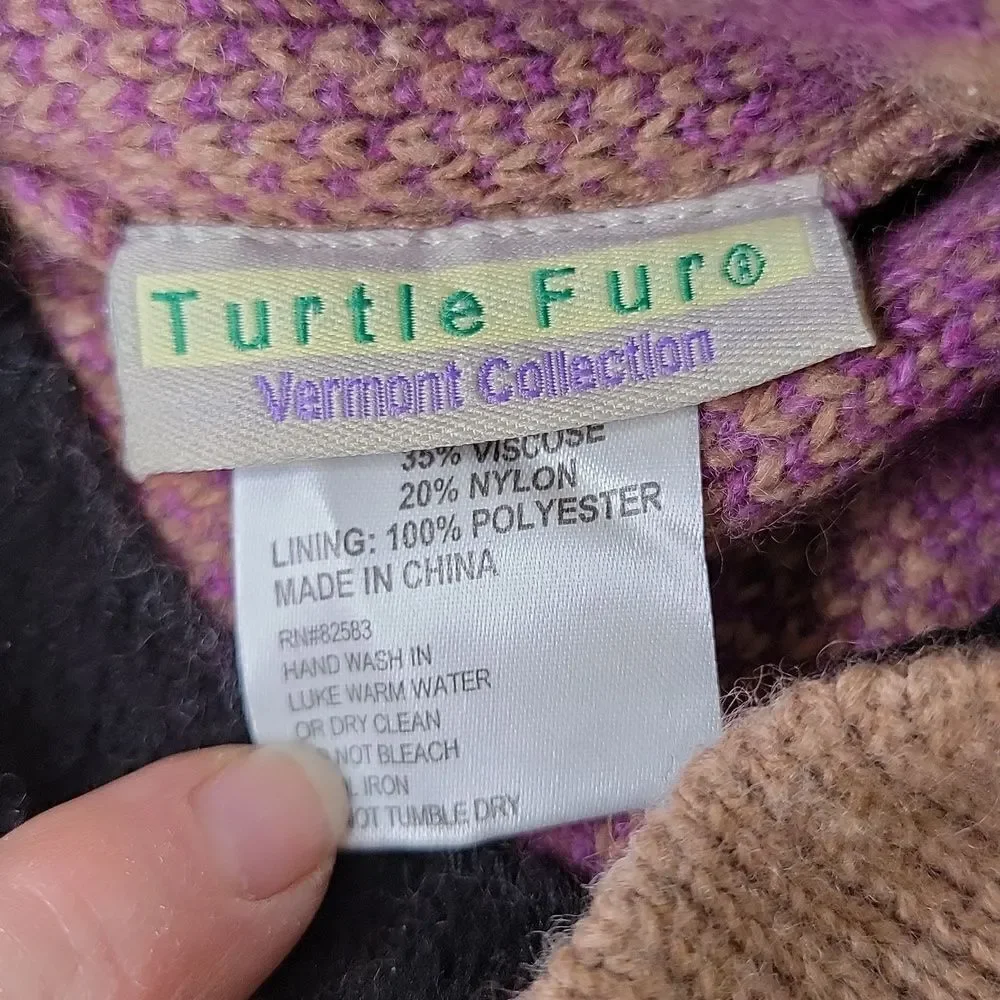 Turtle Fur. Vermont Collection. Cashmere, Angora and Wool. Beanie. OSFA. EUC
